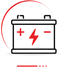 Vehicle battery testing and electrical diagnostic icon