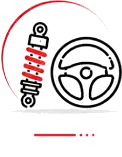 Suspension and steering repair service graphic Las Vegas
