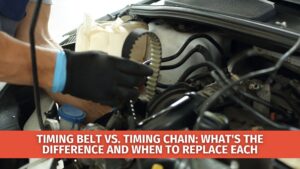 Timing Belt vs. Timing Chain - Universal Motorcars