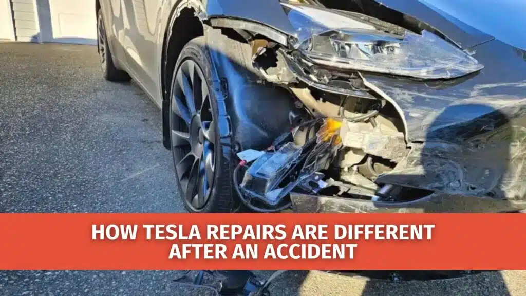How Tesla Repairs Are Different After an Accident
